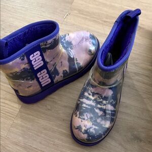 UGG Kids Tie-Dye Boots - Purple and Pink
